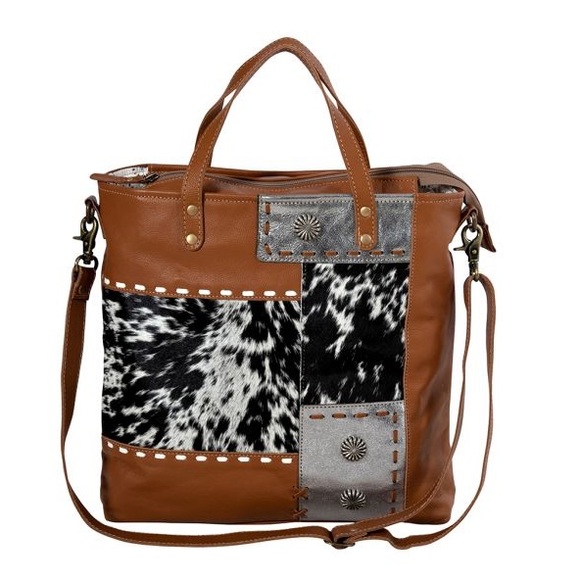 Myra Bag Handbags - 🍁New Myra Bag & Cowhide & metallic Leather Tote satchel concho western Cowgirl